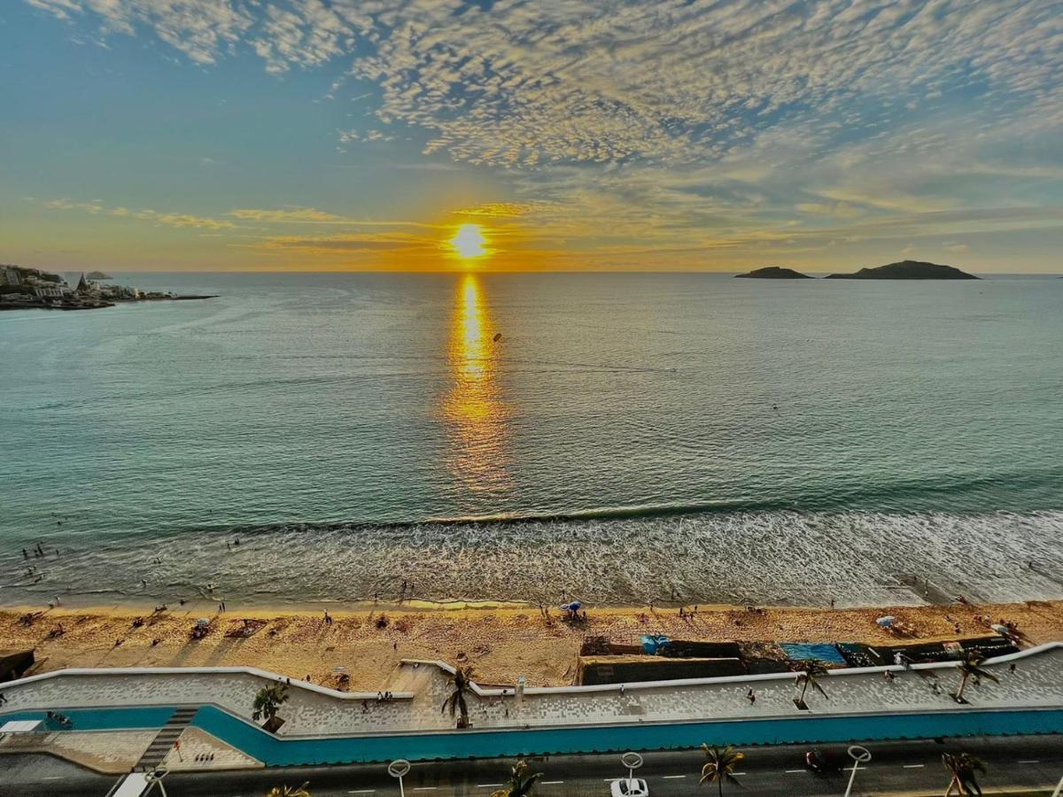 Sunset View Malecon 1401 Vista Panoramica Al Mar Apartment Mazatlan Exterior photo
