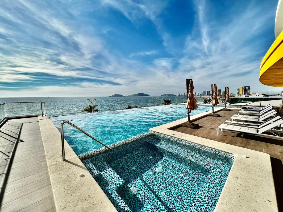Sunset View Malecon 1401 Vista Panoramica Al Mar Apartment Mazatlan Exterior photo